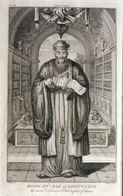 Kong-Fu-Tse, or Confucius, the Most Celebrated Philosopher of China, engraved by Henry Fletcher by Honbleau